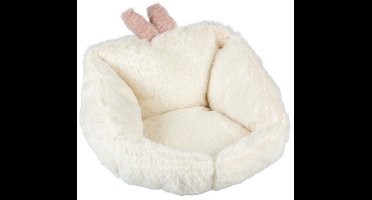 Duvo+ Bunny Mand Pluche Wit S - 16x16x16CM