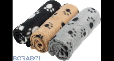 Zachte Dierendeken - Fleece - 60x70 cm - Willekeurige kleur