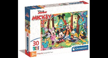 Clementoni - Puzzel - 30 Stukjes - Disney Junior Mickey - Geschikt Voor Kinderen - Vanaf 3 Jaar