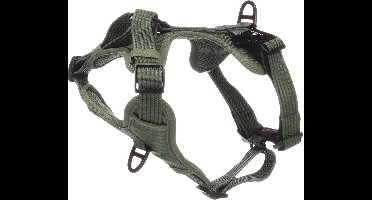 Hond Harnas Cami Groen M 38-61cm 45-70cm 25mm