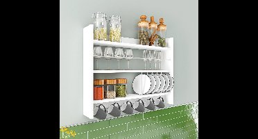 Asir - Keuken Plank - Wit - 85 x 15 x 65 cm
