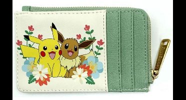 Loungefly Wallet Pokemon Pikachu and Eevee Floral