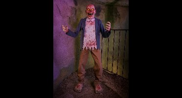 ESPA - Geanimeerde decoratie Angstaanjagende zombie 215 cm