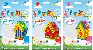 Maak je eigen vogelhuisje voor in de Tuin