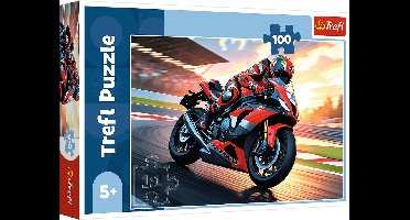 Trefl 100, Fast motorbike, FSC Mix 70%, 100 stuk(s), Voertuigen, 5 jaar