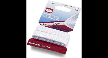 Wasmarkeerband katoen 11 mm opstrijkbaar 3 m - Prym