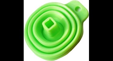 New Age Devi - Siliconen Trechter - Opvouwbaar - Handig Keukengerei - Groen