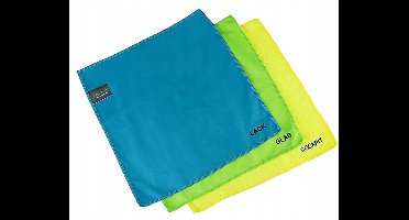 3x Microvezeldoeken - Lak, Glas & Interieur - 33x33cm