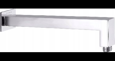 Front Waterval Doucheuitloop Wandmontage 375mm Messing Chroom NAC 046K