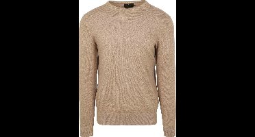 Steppin' Out Trui Cotton Cashmere Camel - Maat XXL - Heren - Pullovers