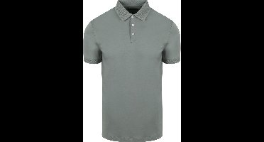 Suitable Boris Poloshirt Groen - Maat S - Heren - Polo shirt Heren met Korte mouw