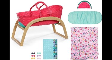 BABY born poppenbed 3-in-1 wieg reiswieg met creatieve pins.
