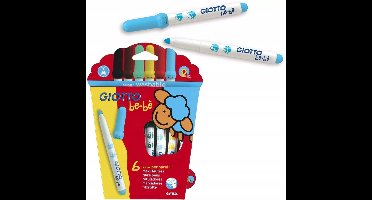 Giotto Be-be Dikke Stiften voor Kinderen (6 stuks)