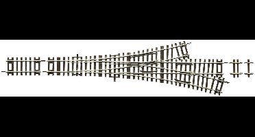 H0 Roco RocoLine (zonder ballastbed) 42454 Driewegwissel 287.5 mm 1 stuk(s)