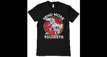 Jurassic Park - Send More Tourists T-Shirt Black-S