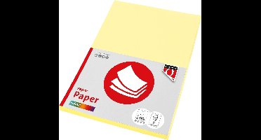 Kopieerpapier Quantore Colour A4 160gr kanariegeel 50 vel