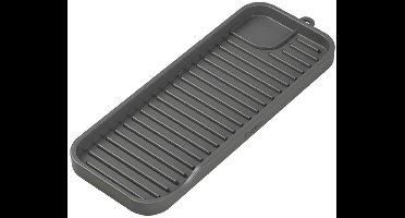 Metaltex siliconen spoelbakorganizer Tidy-Mat XL grijs