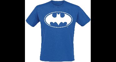 Batman Logo Heren T-shirt - blauw - M