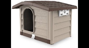 Bama Pet Cuccia Hondenhok 110x94x77 cm Beige/Taupe