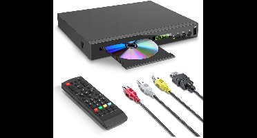 DVD Speler met HDMI - Blu Ray Spelers - Externe DVVD Speler - Zwart