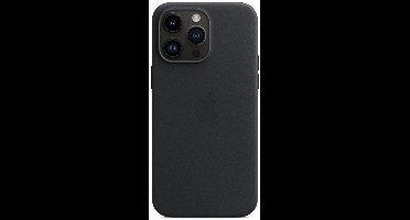 Apple - Leren hoesje - MagSafe - iPhone 14 Pro Max - Middernacht