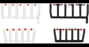 Zwaailamp Oranje (80 St.) + Sokkel