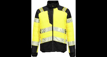 Portwest PW3 Hi-Vis Hybride Baffle Jack T170 - Geel/Zwart - S