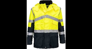 Portwest Hi-Vis Tweekleuren Ademend Jack S760 - Geel/Marine - XL
