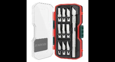 PARKSIDE® Precisie Hobbymes Set – 10-Delige Scalpelset met Vervangbare Mesjes – DIY Snijgereedschap voor Hobby, Modelbouw en Handwerken – Inclusief Opbergdoos