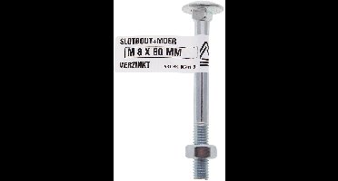 Deltafix - Slotbout m12x50mm verz