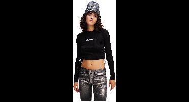 Karl Lagerfeld Jeans A1w17037 Top Met Lange Mouwen Zwart S Vrouw