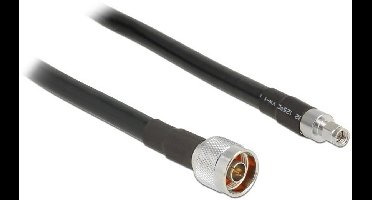 N (m) - RP-SMA (m) kabel - CFD400/LLC400 - 50 Ohm / zwart - 3 meter