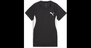 Puma Damen Shirt W CROSS THE LINE TEE 3.0 526752 Puma Black-Puma White-XL