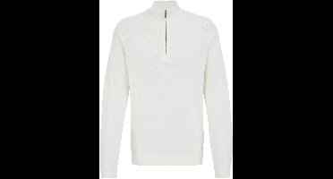 Van Gils Heren slim fit trui met quarter-zip