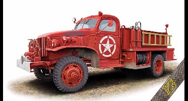 ACE Modelbouwpakket Auto - 72603 Chevrolet G506 Class 135 - Amerikaanse Brandweertruck Plastic - 1:72 - Modelbouw
