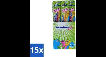 15 x Sence - Fresh Kids Soft - Tandenborstels - Zacht - 12 Tandenborstels - Tandenborstels Voor Kinderen - Zachte Tandenborstels - Kindertandenborstels - Tandenborstel Voor Kinderen - Gezonde Mondhygiëne