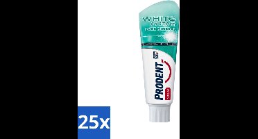 25 x Prodent - Tandpasta - White System Pure Mineral - Herstellend & Versterkend - 75 ml - Tandpasta - Witte Tanden - Tandglazuur - Whitening - Remineralisatie