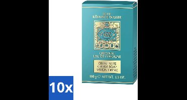 10 x 4711 - Echt Kölnisch Wasser - Créme Zeep - Original Eau De Cologne - 100 g - 4711 Echt Kölnisch Wasser - Crème Zeep - Eau De Cologne - Geur - Huid Reinigen