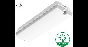 LED Galerij/Portiekverlichting | Instelbaar wattage en lichtkleur | met daglichtsensor Buitenlamp | Geen fitting | Warm Wit-Koel Wit-Daglicht | 4W-5.4W-6.7W-8W | 35.000 Branduren