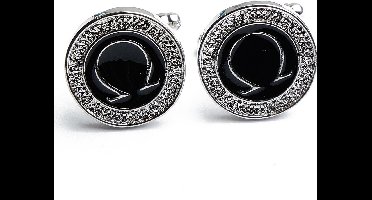 Manchetknopen - Omega Ohm Rond Griekse Letter