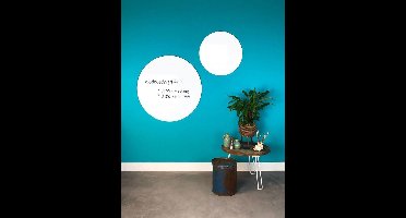 Whiteboard zonder rand - Rond 60 cm - Magnetisch - Frameless