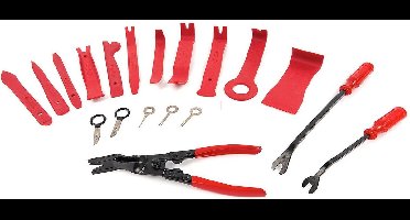 Technische gegevens van de HBM 19 Delige Deurbekleding, Sierlijst Demontageset, Bekleding Clip Tangen en Radio Navigatie Demonta