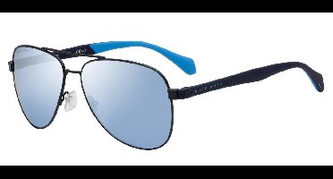 Hugo Boss Zonnebril 1077/s Fll/3j Heren Spiegelend Matblauw/blauw