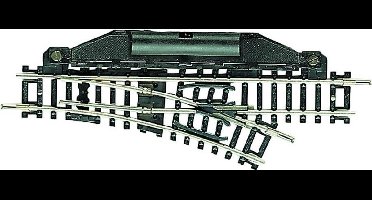 N Fleischmann rails (zonder ballastbed) 22255 Wissel, Rechts 104.2 mm 24 ° 194.6 mm 1 stuk(s)
