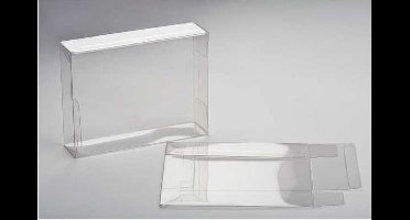Plastic Doosjes 13x5,1x13cm Kristalhelder met Autolock Bodem (25 stuks)