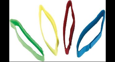 Kerbl Enkelklitteband Rood 10 St.