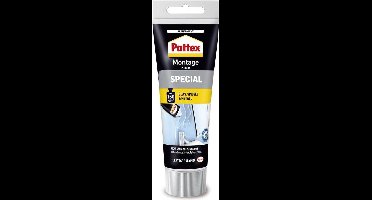 Pattex Speciale montagelijm, 80 g tube, voor glas, spiegel en metaal