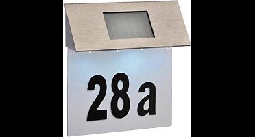 Solar LED huisnummerbord