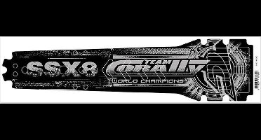 Team Corally - Chassis skin SSX8