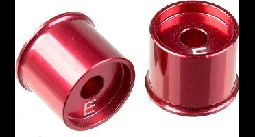 Team Corally - Alum. Lower Arm Cap SSX-10 - E - +1mm - 2 pcs